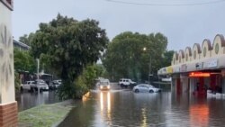 Banjir di Byron Bay, New South Wales, Australia, 7 Februari 2020. (Foto: videograb/Ballina Surf/via REUTERS).