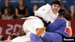 La judoka, de 16 años, fue derrotada en los primeros segundos del combate por su rival, una puertorriqueña. 