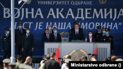 Predsednik Srbije Aleksandar Vučić na promociji kadeta Vojske Srbije