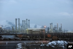 FILE - The heavy water nuclear facility near Arak, Iran, is seen in this photo taken Jan. 15, 2011.