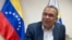El rector principal del poder electoral Enrique Márquez en conversación con la Voz de América en Caracas, el 12 de mayo de 2021.
