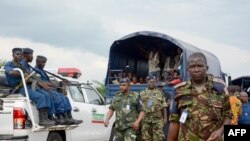 Les forces de l'ordre du Burundi.