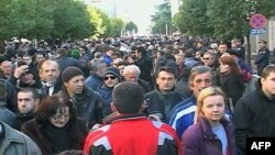 Učesnici protesta u Podgorici