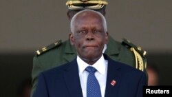 Jose Eduardo dos, le président de l'Angola