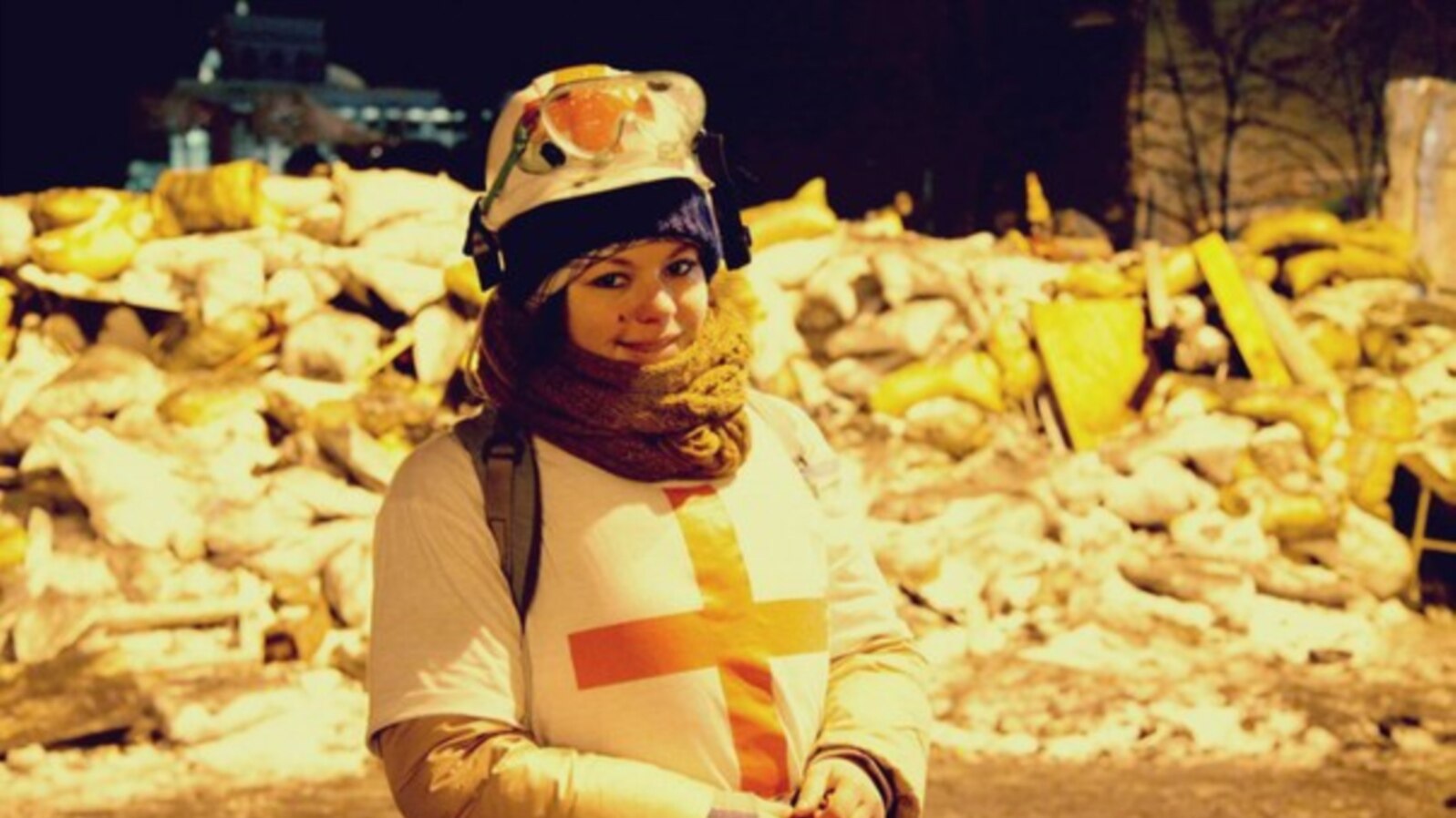 An image of Olesya Zhukovskaya, posted to her VK social media site.