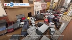 VOA60 World - Dozens dead in flash floods in Spain’s Valencia region