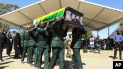 Funeral of the late former president Robert Mugabe at Kutama village, Zvimba communal lands, Mashonaland West province.