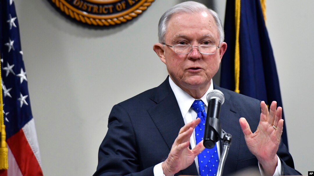 Jaksa Agung AS Jeff Sessions mengeluarkan memo kepada para jaksa federal, mendesak mereka agar mengupayakan hukuman mati dalam kasus narkoba tertentu.