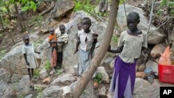 South Sudanese children displaced from their homes. (file photo)