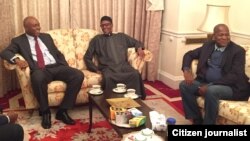 Shugabannin majalisun tarayyar Najeriya sun ziyarci Shugaba Buhari a London