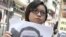 香港市民抗议北京扣押艾未未