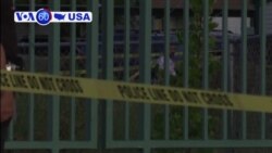 VOA60 America- A man injures nine people in a knife attack at a children’s birthday party in Boise, Idaho