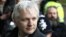 Forty-year-old WikiLeaks founder Julian Assange arrives at the Supreme Court in London, Feb. 1 2012 (file photo).
