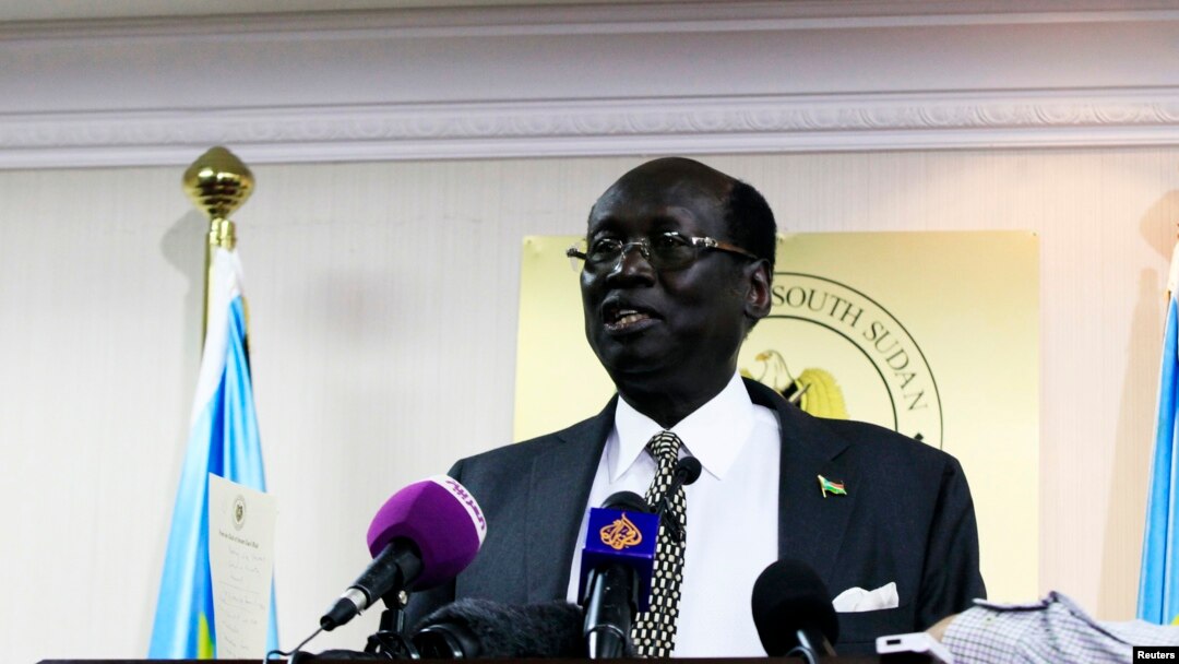 Menteri Luar Negeri Sudan Selatan, Barnaba Marial Benjamin (Foto: dok).