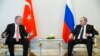 رجب طیب اردوغان و ولادیمیر پوتین رئیس جمهوری های ترکیه و روسیه 