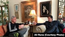 جہانگیرترین اور عمران خان کی سپریم کورٹ کے فیصلے کے بعد ملاقات ۔ 16 دسمبر 2017