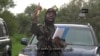 Video screen shot of Nigerian Islamist extremist group Boko Haram leader and obtained by AFP shows Abu Bakr Shekau, delivering a speech at an undisclosed location, Aug. 24, 2014.