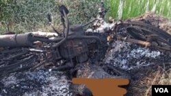 ကင်းမရွာ ဘုန်းကြီးကျောင်းဝင်း တခုအတွင်း မီးရှို့ဖျက်ဆီးခံရ။