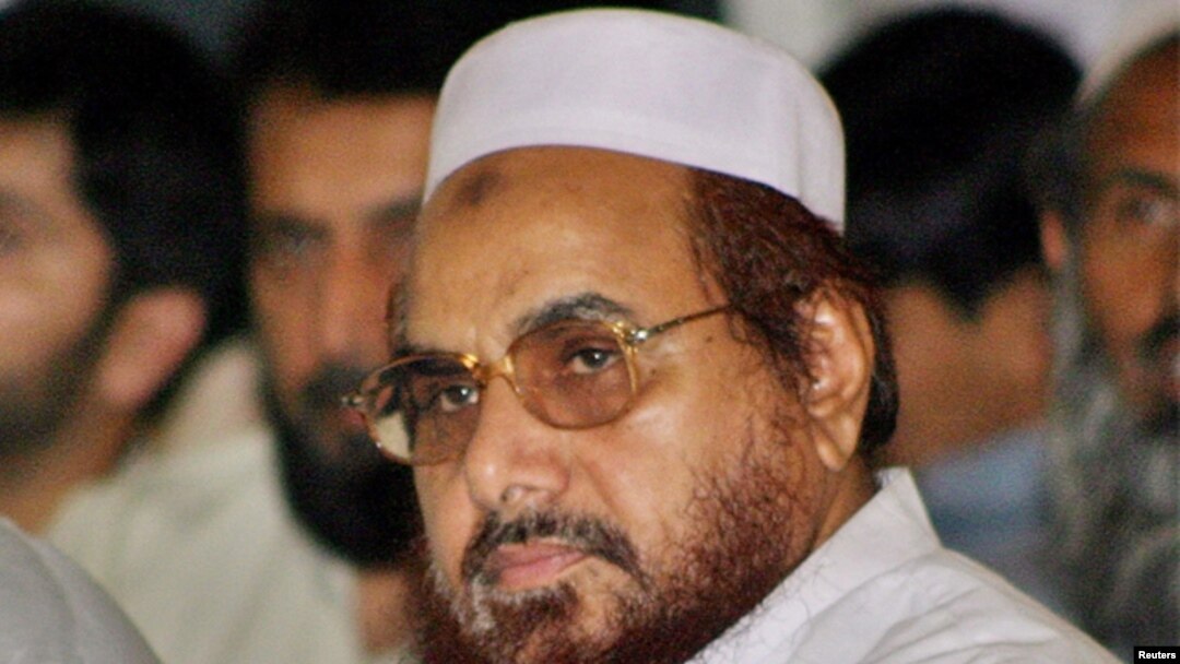 Hafiz Mohammad Saeed, pemimpin Jamaat-ud-Dawa di Islamabad, 22 Mei 2005 (Foto: dok). Pemerintah AS akan memberikan hadiah sebesar 10 juta dolar bagi siapapun yang dapat menemukan tersangka pelaku teroris Mumbai 2008 ini.