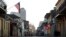 FILE - An empty Bourbon Street is seen amid the outbreak of the coronavirus disease, in New Orleans, Louisiana, March 25, 2020. 