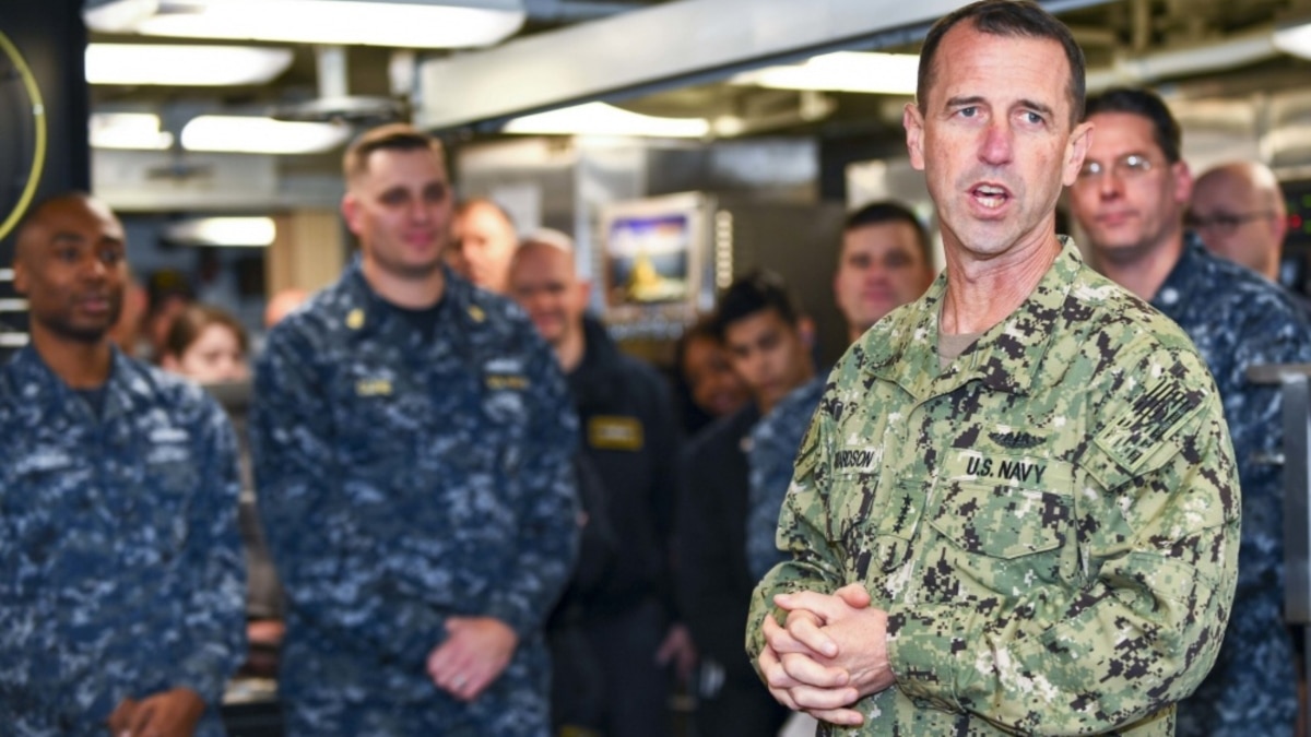 US Navy's Top Admiral Cites Increased Threat in Ocean Nearest Washington