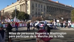 Trump apoya la Marcha por la Vida en Washington DC
