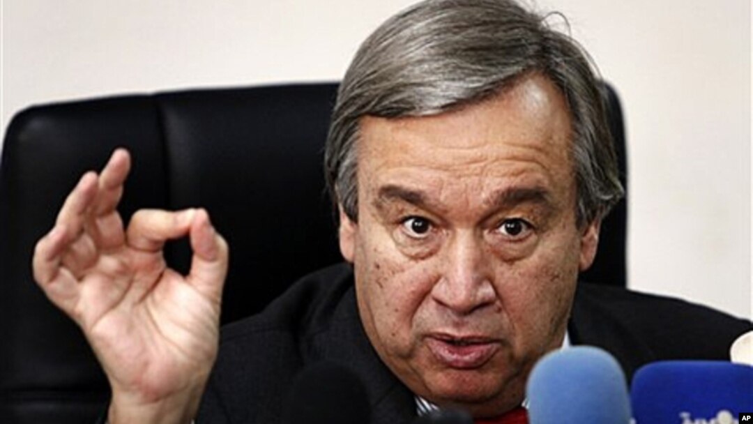 U.N. High Commissioner for Refugees Antonio Guterres (file photo)