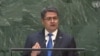 Presidente de Honduras recaba cooperación internacional para frenar migración forzada