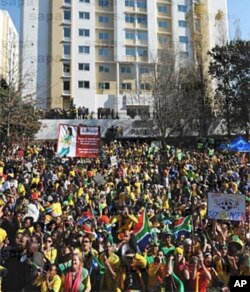 South Africans mark final countdown to World Cup, 9 June 2010