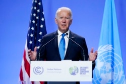 Biden govori na klimatskoj konferenciji u Glasgowu.