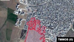 Satellite images of Turkish eastern cities