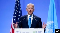 拜登總統在聯合國氣候變化大會上發表講話