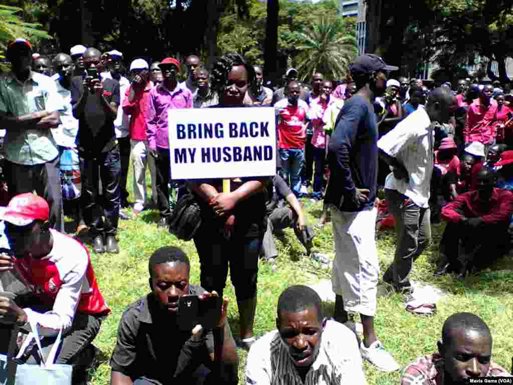 Sheffra Dzamara At One Year Anniversary of Husband's Disappearance