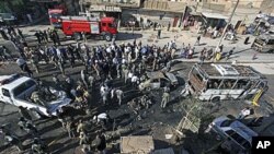 شوێنی ته‌قینه‌وه‌ ئۆتۆمبیله‌ بۆمبڕێژکراوه‌که‌ی شـاری نه‌جه‌ف، دووشه‌ممه‌ 8 ی یازده‌ی 2010