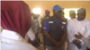 Les autorités sanitaires nigériennes lors d'une campagne de vaccination, Niger, 13 avril 2017.