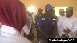 Les autorités sanitaires nigériennes lors d'une campagne de vaccination, Niger, 13 avril 2017.