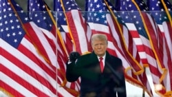 Predsednik Tramp na mitingu svojih pristalica u Vašingtonu, 6. januara 2021.