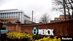 Merck & Co. campus in Linden, New Jersey, March 9, 2009.
