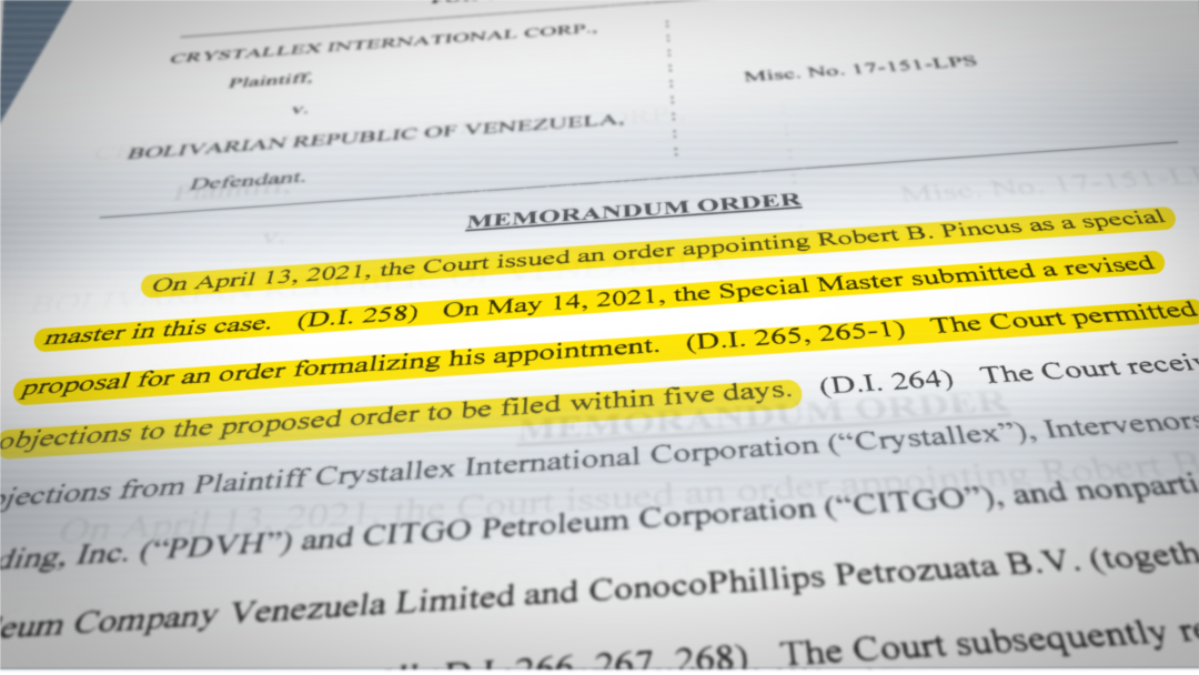 Uno de los mas reconocidos casos en las cortes estadounidenses y que recientemente dio a conocer un veredicto es la demanda que impuso “Crystallex International Coorporation” en contra de Venezuela.