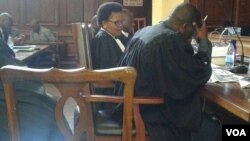 Lawyer Beatrice Mtetwa in the High Court today.