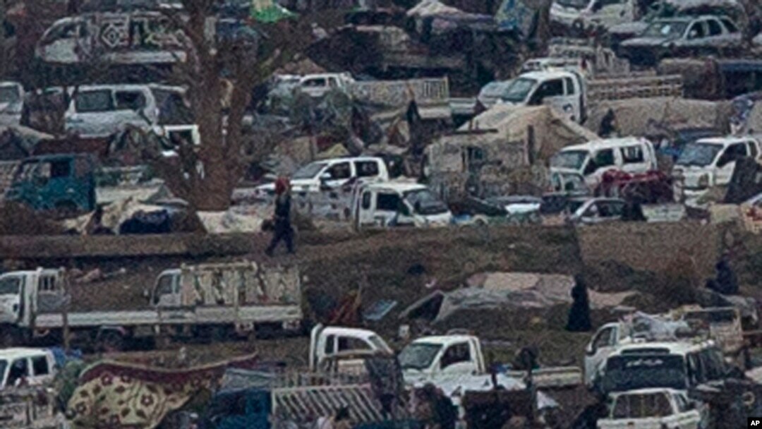 Ảnh chụp một số người ở Baghouz, in Syria, hôm 17/3/2019