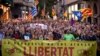Ribuan Protes Penangkapan Separatis Catalan di Spanyol