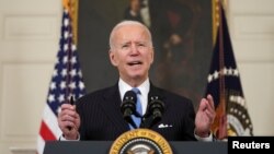 FILE - U.S. President Joe Biden at the White House in Washington, March 2, 2021. 