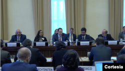 La representación de Estados Unidos en en la ONU convocó el miércoles 5 de febrero de 2020 una conferencia para abordar la situación que padece Venezuela. (Captura de pantalla de video en Facebook).