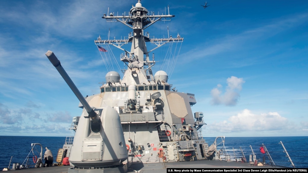 Trục hạm USS Benfold (DDG 65) của Hải quân Hoa Kỳ. 