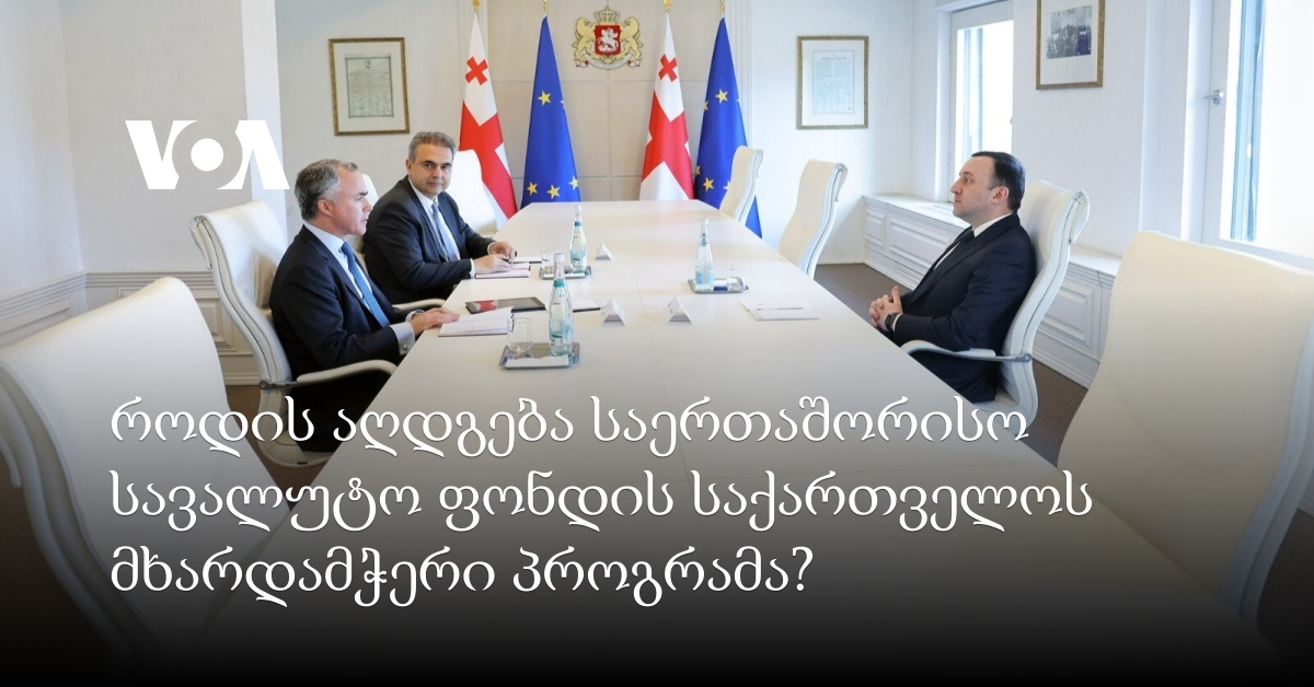როდის აღდგება საერთაშორისო სავალუტო ფონდის საქართველოს მხარდამჭერი პროგრამა?