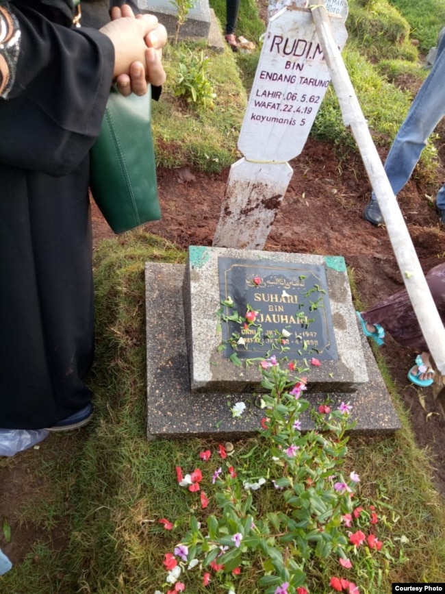 Makam almarhum Rudi Mulia Prabowo di Tempat Pemakaman Umum (TPU) Prumpung, Jatinegara, Jakarta. (Foto: dokumentasi keluarga)