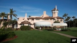 FILE - President Donald Trump's Mar-a-Lago estate is seen in Palm Beach, Fla., Dec. 24, 2017, one of many properties owned by the president where special interests are holding meetings, putting money in his pockets as they seek to influence his administration. 