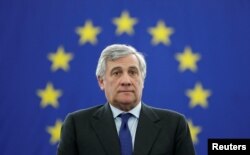 Le président du Parlement européen Antonio Tajani.