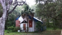 Preservation architects are planning to restore the Harrington School on St. Simons Island, Georgia